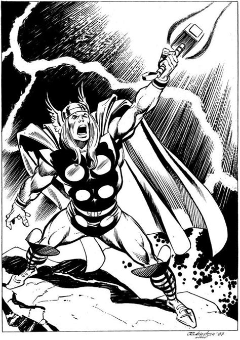Thor By John Buscema And Joe Rubinstein Thor Art Thor Comic Art