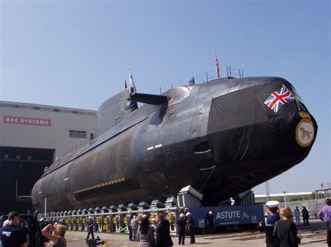 Hms Astute Rollout Royal Navy Submarine Submarines Nuclear Submarine