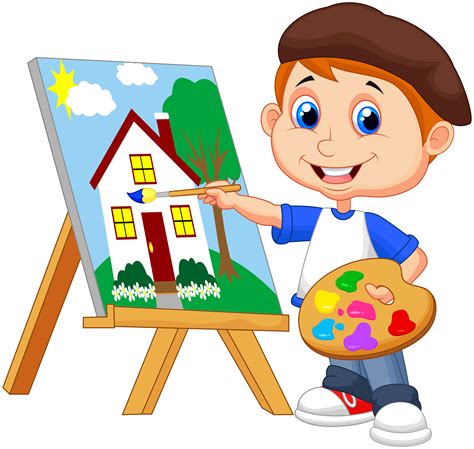 Art Kids Painting Drawing Cartoon PNG Free Photo | Toddler painting, Drawing for kids, Painting ...