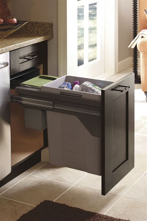Shop the best range of premium kitchen cabinet accessories online in india with moda germany that absolutely needs in a completely functional kitchen. Base Wastebasket Cabinet with Compost Bin - Kitchen Craft