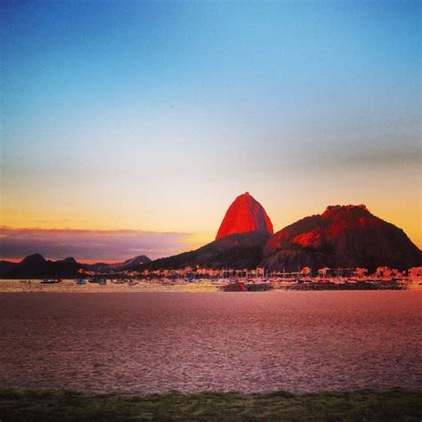 Sugar Loaf Sunset In Rio Brazil Rio Brazil Pretty Places Loaf