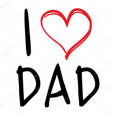 I Love Dad — Stock Vector © Vifel88 111708000