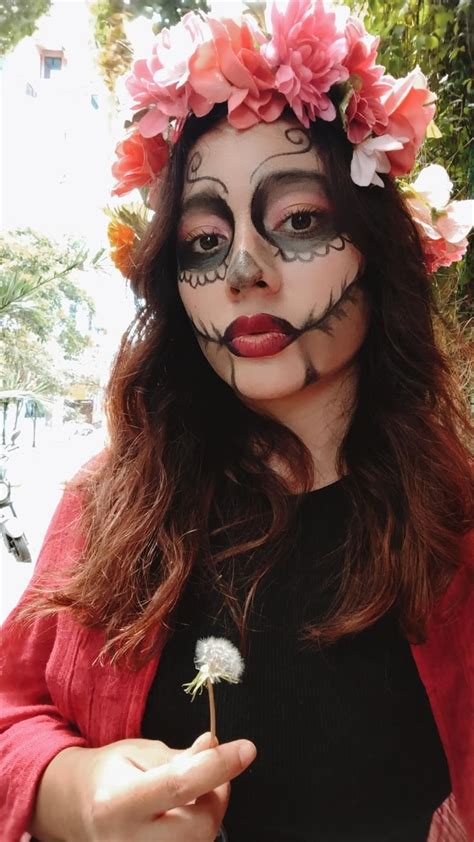 día de muertos halloween face makeup face makeup halloween face