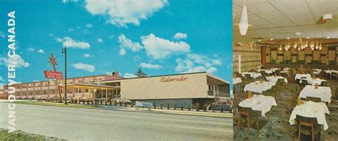 The Eldorado Motor Hotel On Kingsway In Vancouver Bc Canada 1960`s