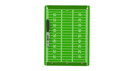 Football Field Dry Erase Board Zazzle