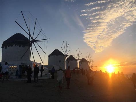 Mykonos Windmills Kato Mili In Greece Mykonos Traveller