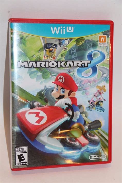 Nintendo Wii U Mario Kart 8 Original Game Case And Manual Mint Ship