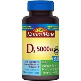 Is 4000 iu vitamin d safe? Nature Made Vitamin D 5000 IU Liquid Softgels 90ct