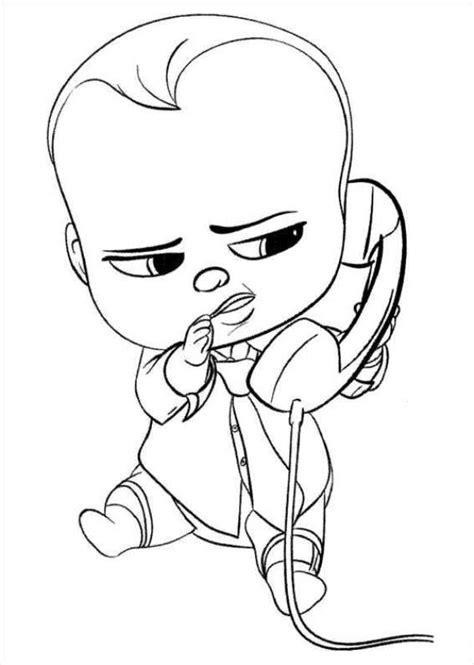 Kids N 27 Coloring Pages Of Boss Baby