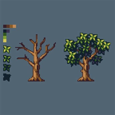 32x32 Pixel Art Pixel Art Tree 31 Idées Et Designs Pour Vous