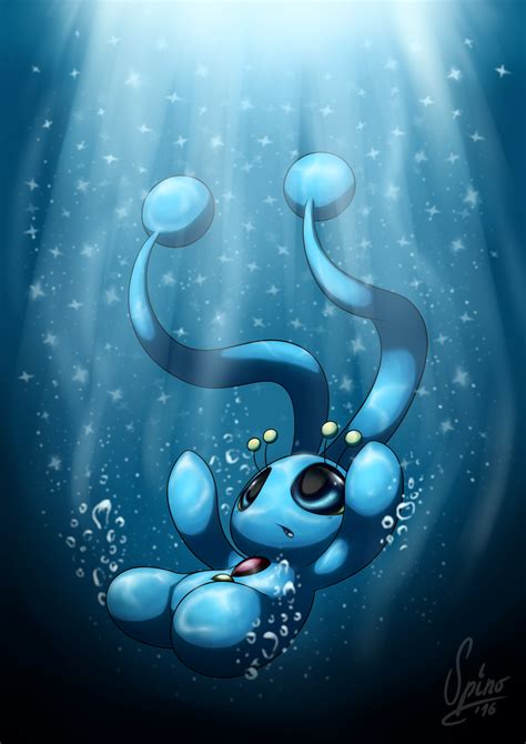 20 Years Of Pokemon Manaphy By Spinoone On Deviantart