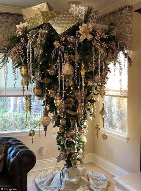People Are Hanging Their Christmas Trees Upside Down Daily Mail Online