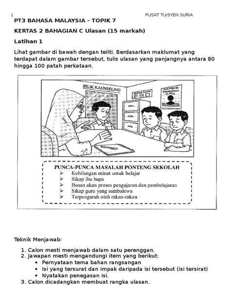 Latihan Ulasan Tingkatan 2 Contoh Karangan Ulasan Pt3 Bahasa Melayu