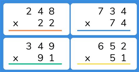 Long Multiplication Method Ks2 How To Teach It Step By Step