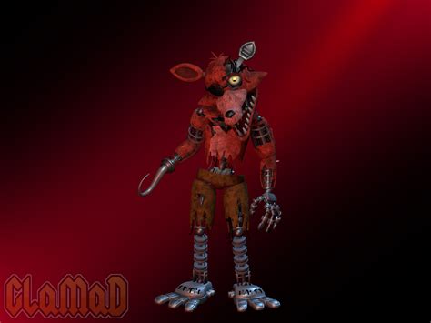 C4D | FNAF Withered Foxy by TheSymbolProductions on DeviantArt