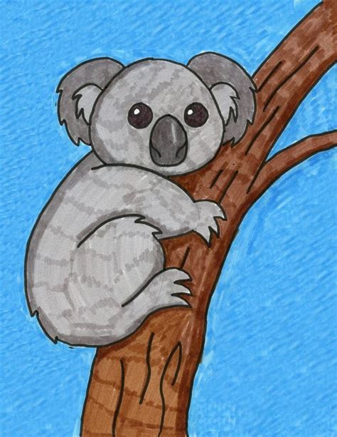 Draw A Koala · Art Projects For Kids Koala Drawing Animal Art