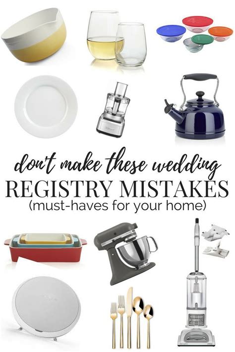 A List Of Must Haves For Your Wedding Registry Dont Make These