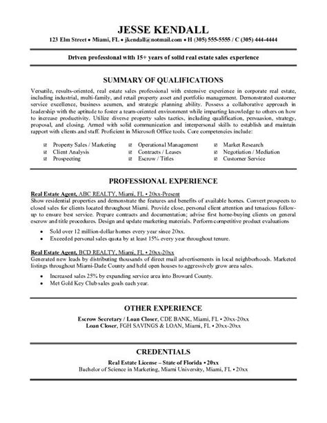 Experienced realtor seeking real estate agent position at a competitive regional branch of a national. Real Estate Agent Resume | Sales resume, Sales resume ...
