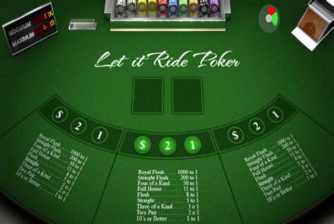 Let it ride is among the first of the wave of new casino games, starting in the late nineties. Let It Ride Poker online and offline games | Online poker ...