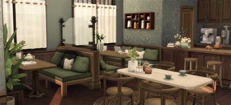 Pierisim Coldbrew Coffeshop Part 3 The Sims 4 Build Buy