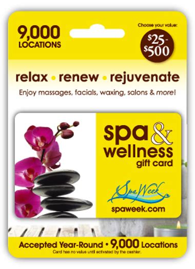 About Spa Week Home Of The Spa And Wellness T Card