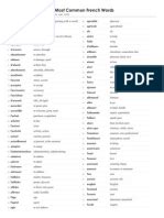 1000 Most Common French Words | Grammatical Gender | Verb