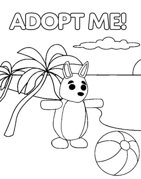 Printable Adopt Me - Coloring Pages