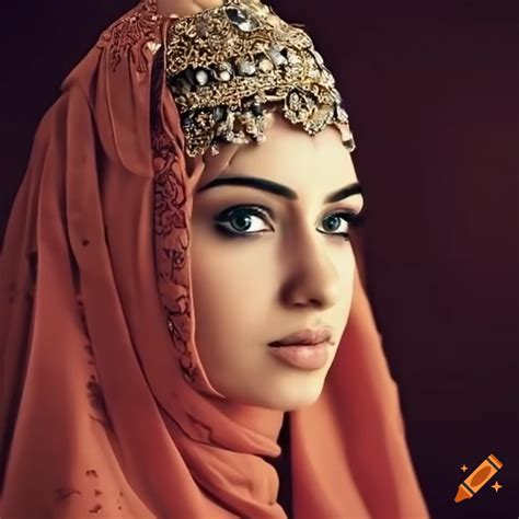 Portrait Of A Beautiful Woman In Hijab