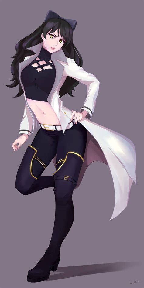Rwby Volume 4 Blakes New Outfit Colored By Deviantart