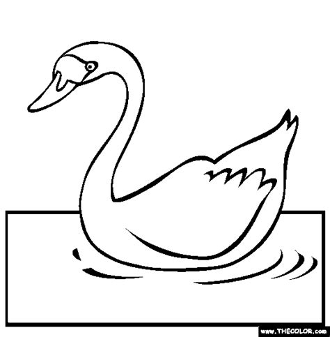 Swan Coloring Page