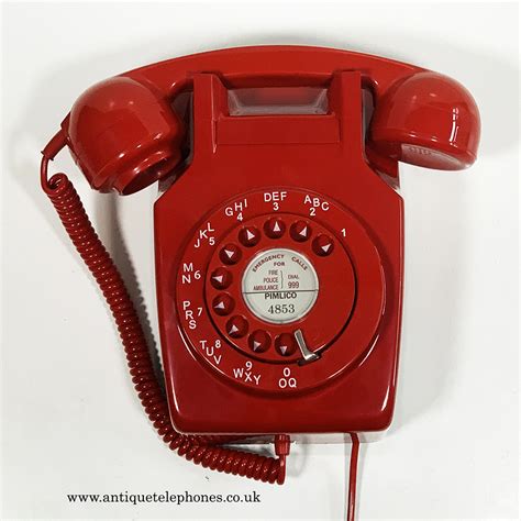 Red 741l Wall Telephone