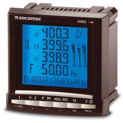 Digital Measuring Instrument Diris A40a41 Series Socomec