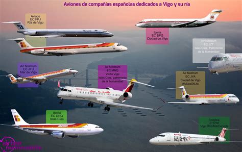 Más Tamaños Aviones De Compañías Españolas Dedicadas A Vigo Y Su Ría