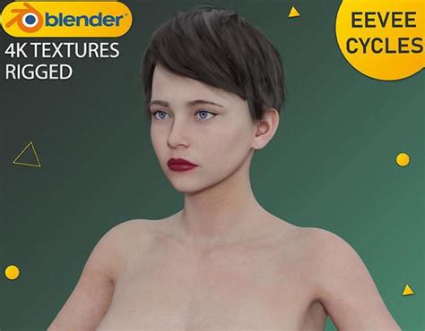 Advanced Female Character 56 Rigged Low Poly 3d Model 3d Model