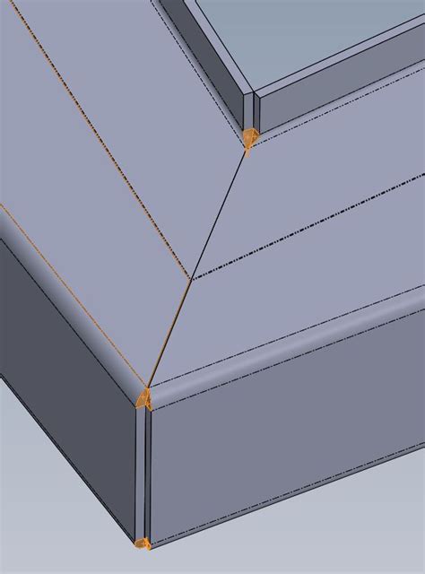 How Do I Mitre Two Sheet Metal Bodies In Solidworks Grabcad Questions