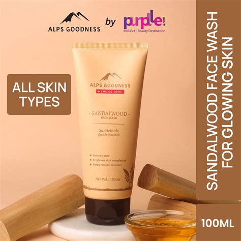 Buy Alps Goodness Mild And Gentle Sandalwood Face Wash 100ml Online