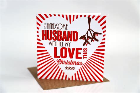 Husband Christmas Card (CT008/PCT001) by AllihopaGifts on Etsy | Husband christmas card, Husband 