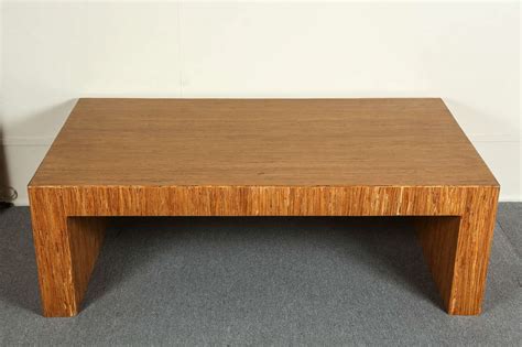 This is the ultimate lazy (or genius) person diy coffee table. Simple Minimalist Coffee Table with Striated Wood Veneer ...