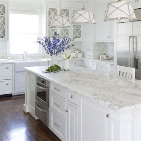 What will be the next trend in kitchen design after everyone gets sick of white painted cabinets, marble countertops and white subway tile? Carrera Marble vs White Granite: The Surface Debate ...