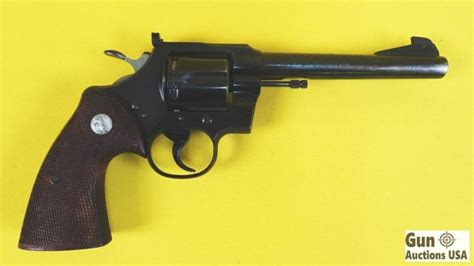 Sold Price Colt Officers Model Match 38 Special Revolver Very Good