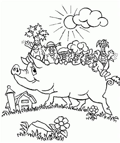 Some of the coloring page names are cute pig coloring coloring sky, pig coloring, big pig coloring for kids recipes to cook, get this cute pig click on the coloring page to open in a new window and print. Free Printable Pig Coloring Pages For Kids