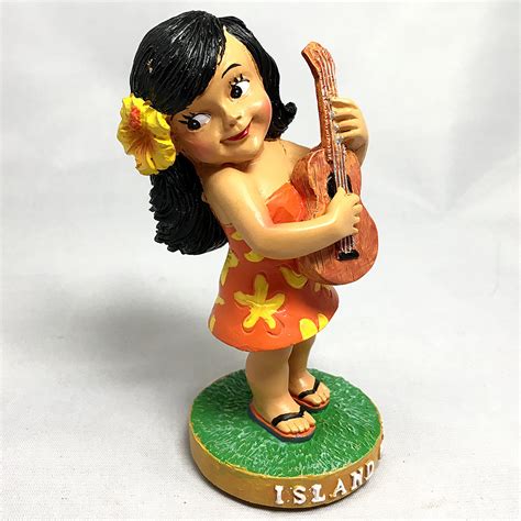 mini dashboard hula girl keiki island girl doll