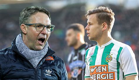 Louis schaub est régulièrement convoqué avec les équipes de jeunes. Weil er "zu viel dribbelte": Damir Canadi stauchte Louis ...