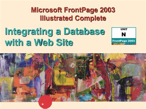 Ppt Microsoft Frontpage 2003 Illustrated Complete Powerpoint