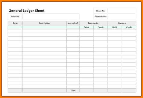 A general ledger is the master sheet of all of your business accounting. G/general Ledger Accounting Sheets | Template Printable