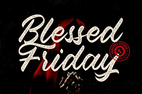 Blessed Friday Font | sancreastd | FontSpace