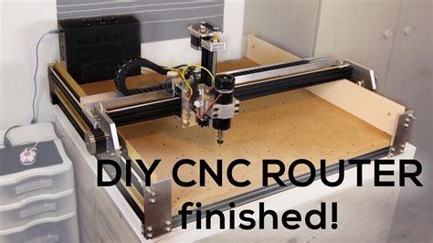Custom Diy Cnc Router 4 Its Finished Youtube