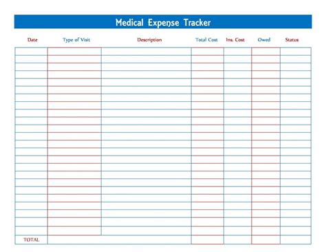 The bill tracker template designed in excel is a valuable tool for patients. Spreadsheet To Track Medical Expenses intended for ...