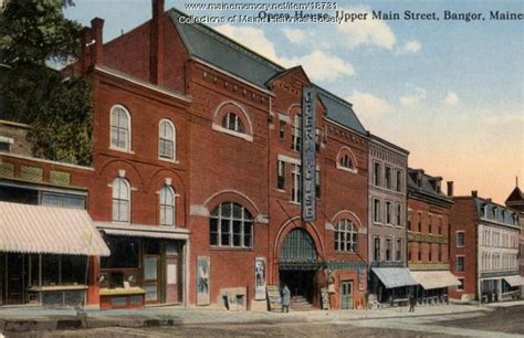 Item 18731 Opera House Upper Main Street Bangor Ca 1910 Vintage