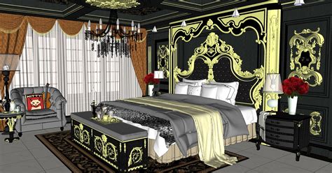 Luxury Bedroom By Supraaudcha Andthe Somboon 414 Sketchuptexture